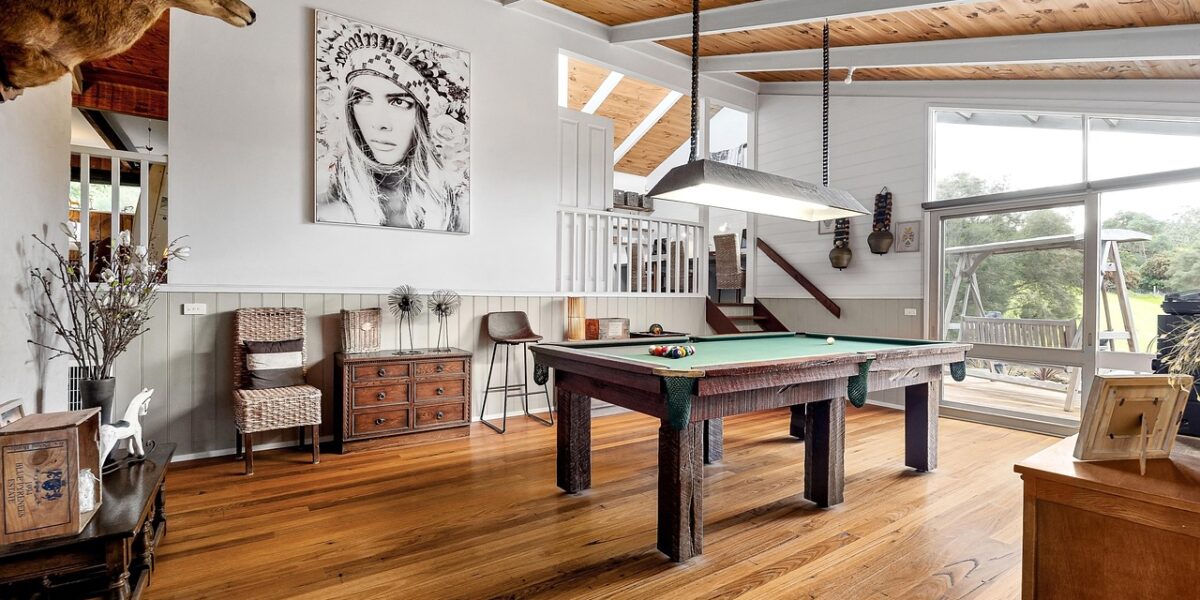 recreation room with pool table home additions