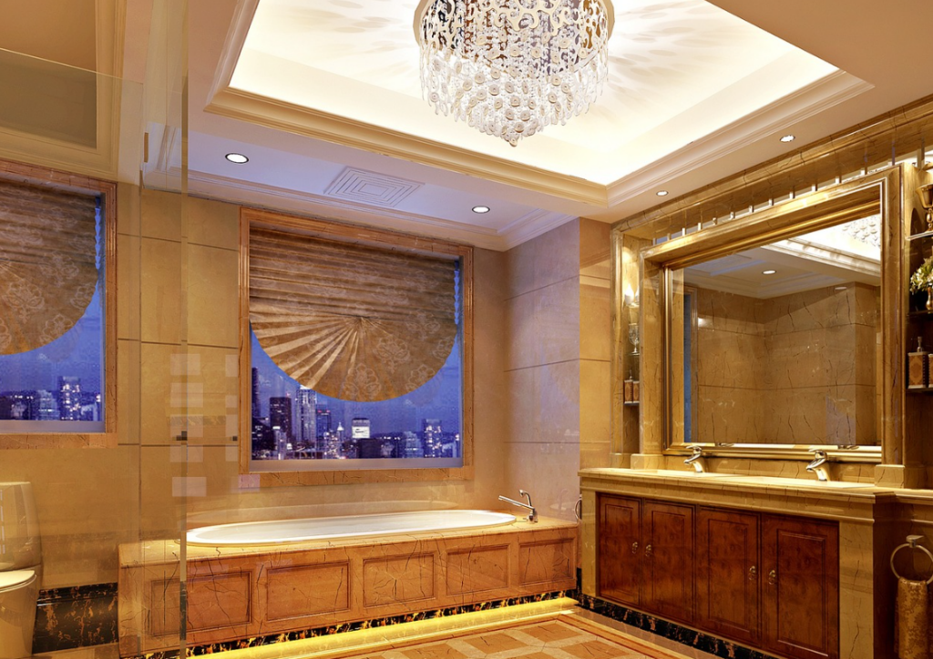 contemporary bathroom remodel
