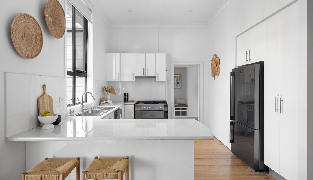 white kitchen